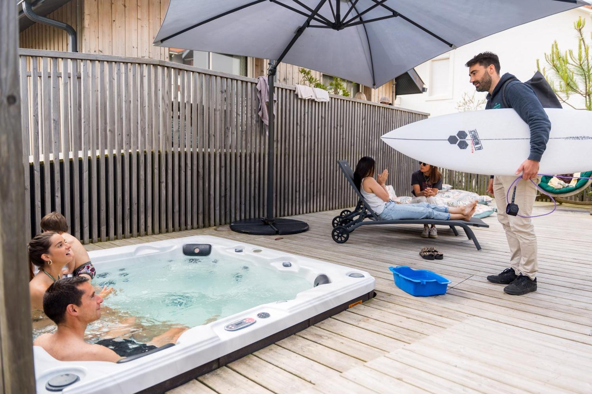 Ted Surf House Acomodação com café da manhã Capbreton Exterior foto
