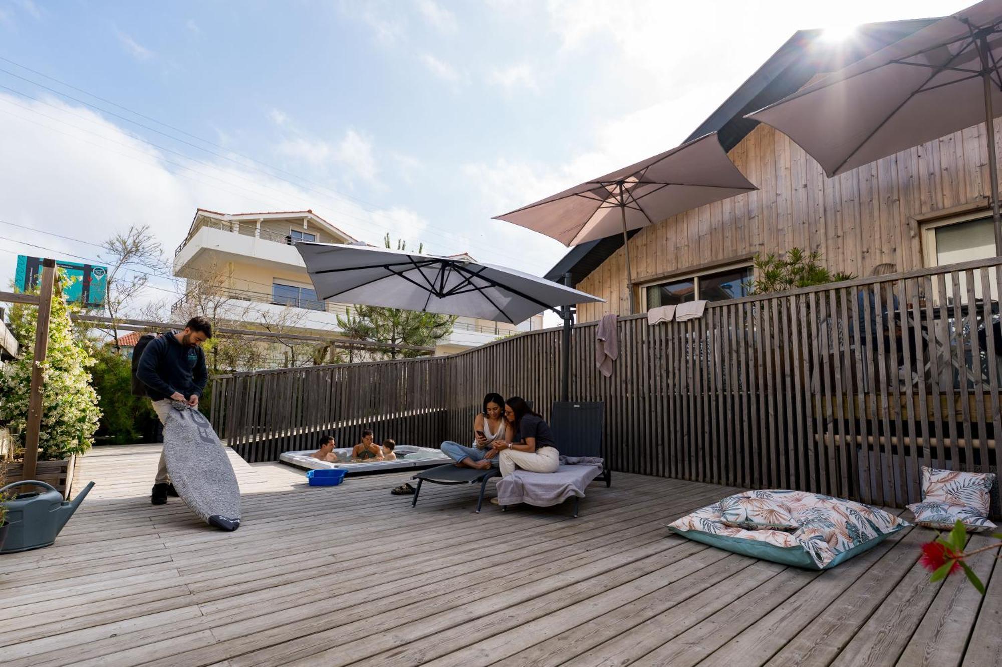 Ted Surf House Acomodação com café da manhã Capbreton Exterior foto